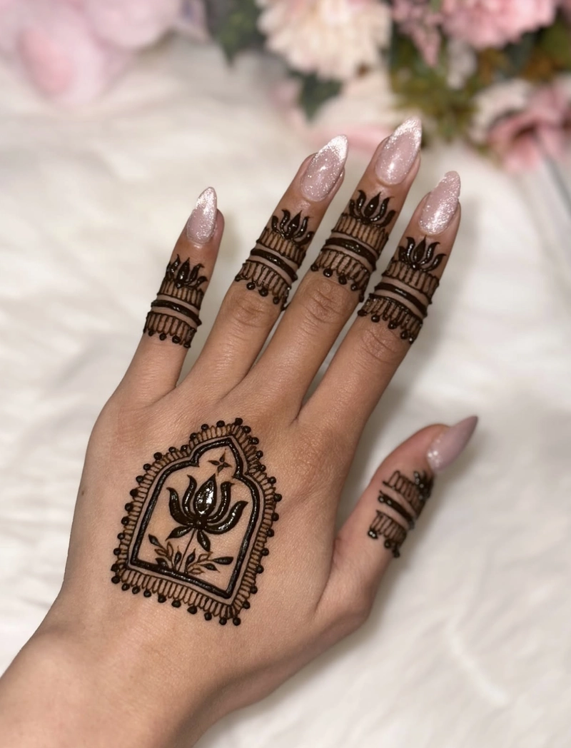 mehndi design 2025 full hand simple