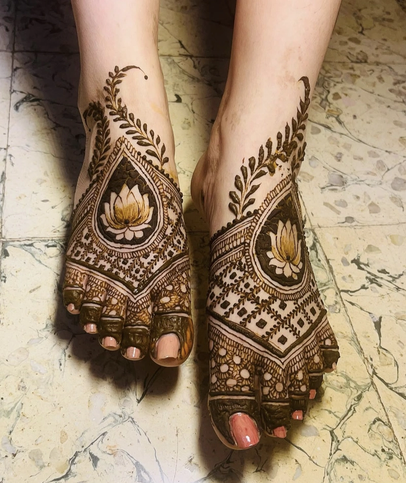 mehndi design pair ka full hand