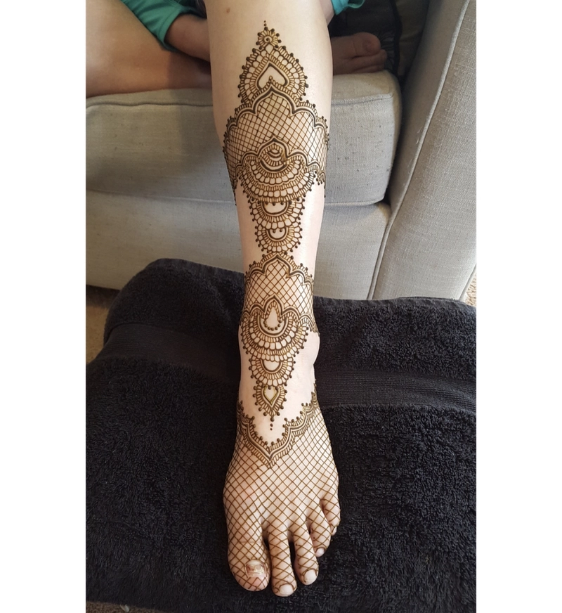 mehndi design pair ka photo
