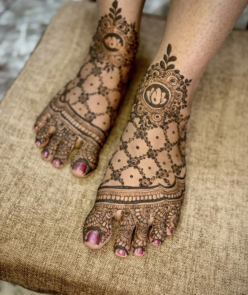 mehndi design pair kadulhansimple