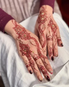 mehndi design upper hand simple and beautiful
