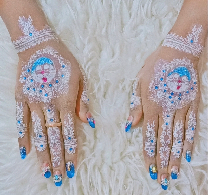 mehndi designs doraemon