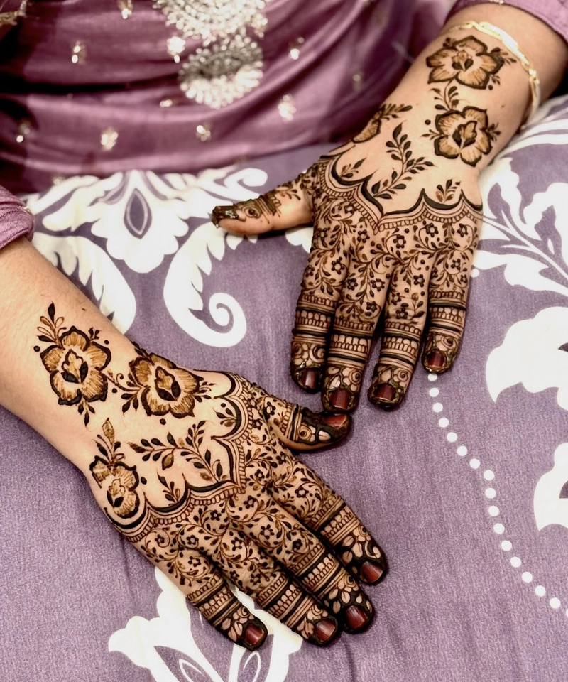 mehndi designs upper hand simple back hand