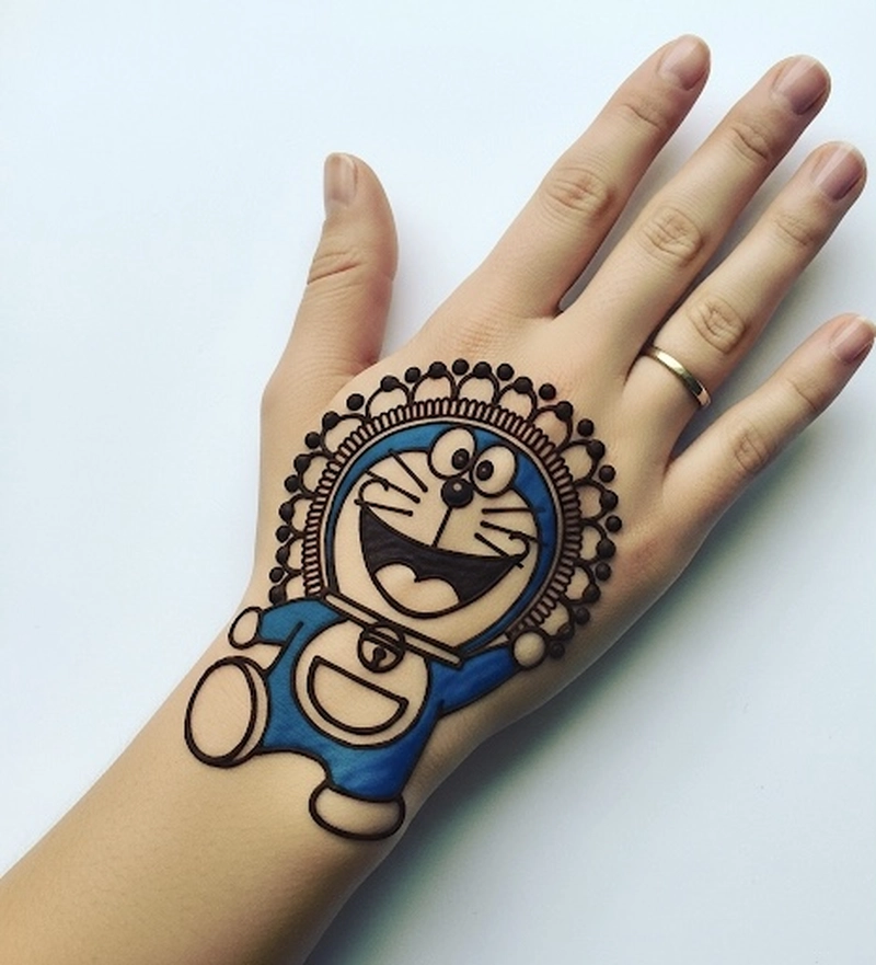 mehndi doraemon
