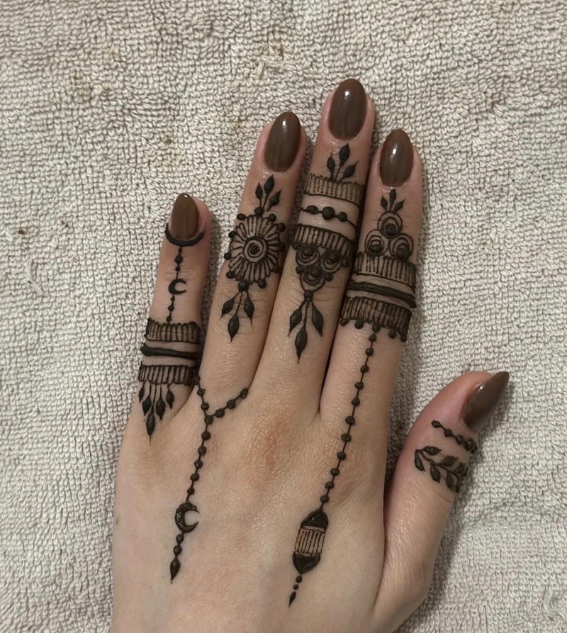 mehndi ungli design photo