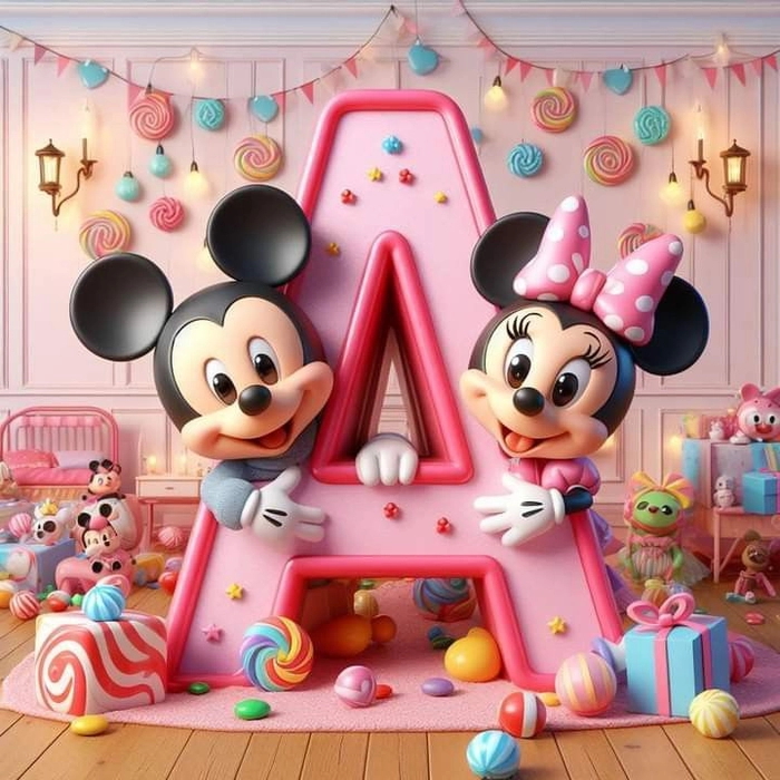 mickey mouse dp with minnie mouse