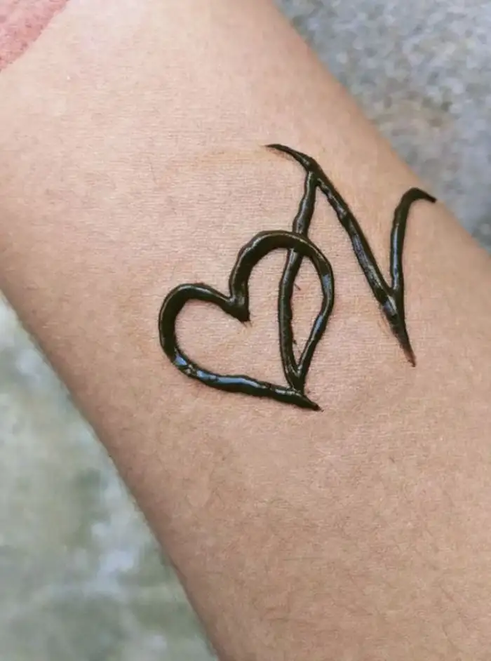 n love s mehndi design