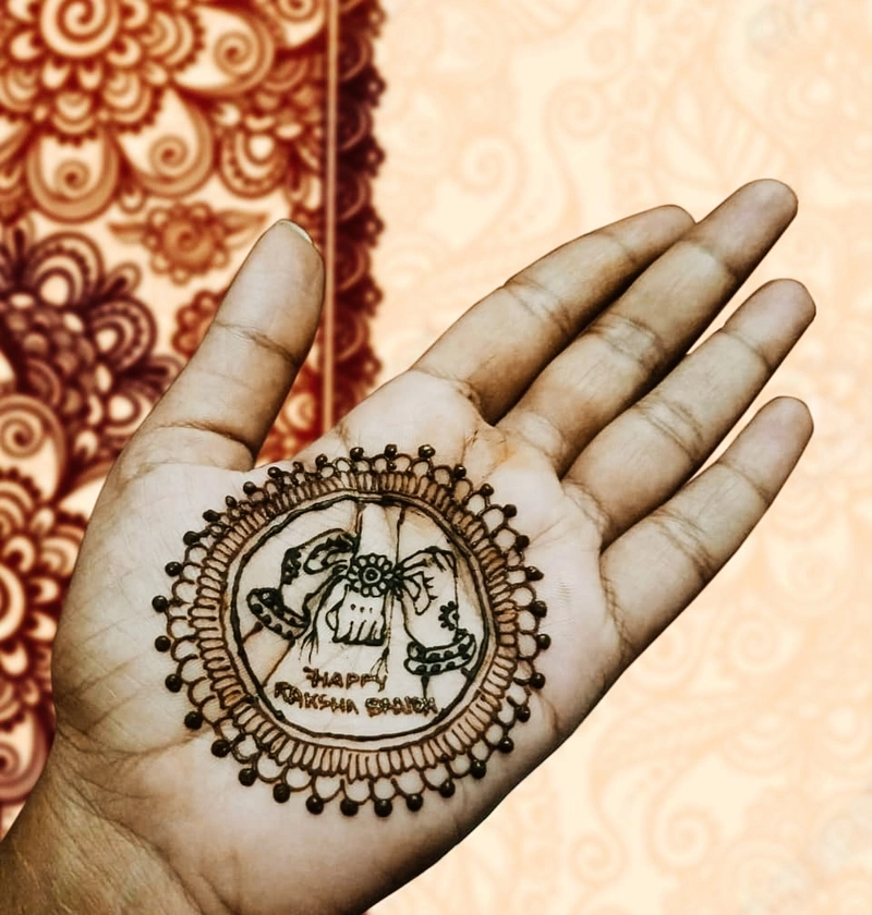 new mehndi design raksha bandhan