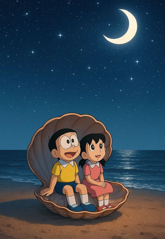 nobita shizuka cute dp