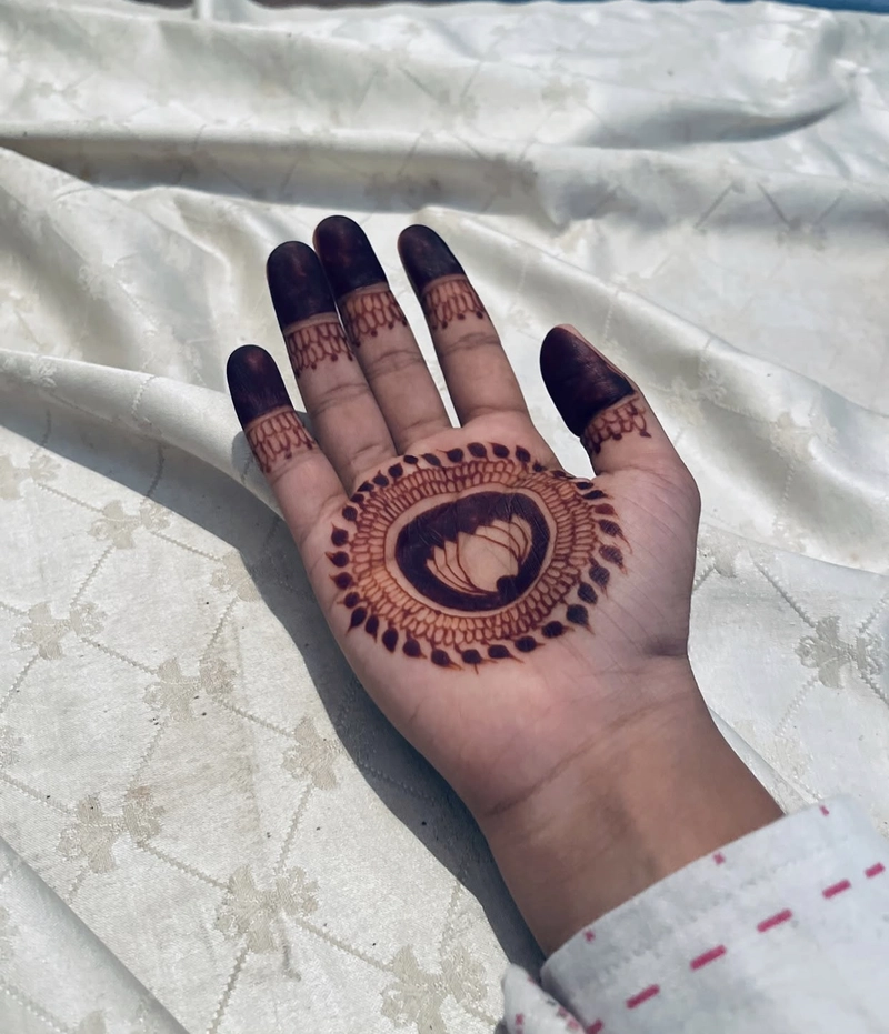 oppana style mehndi design images