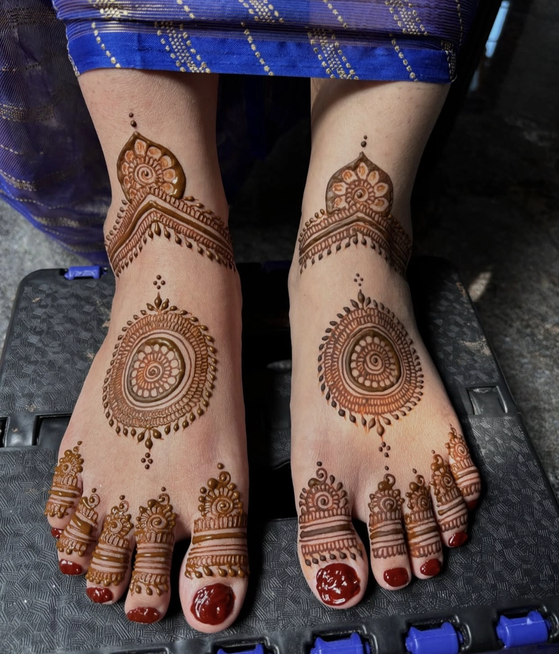 pair ka mehndi ka design