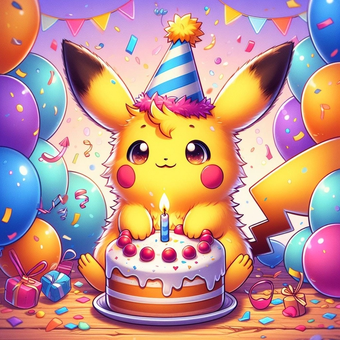 pikachu birthday images
