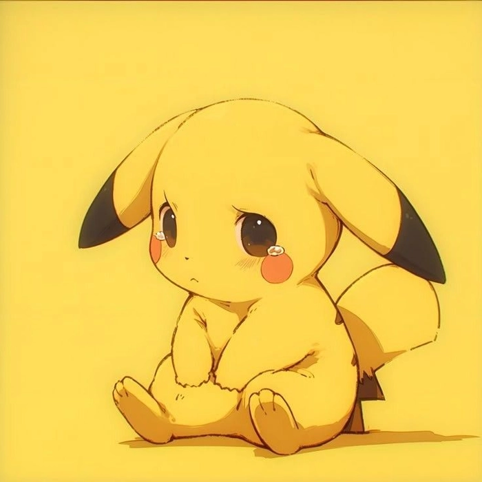 pikachu dp sad