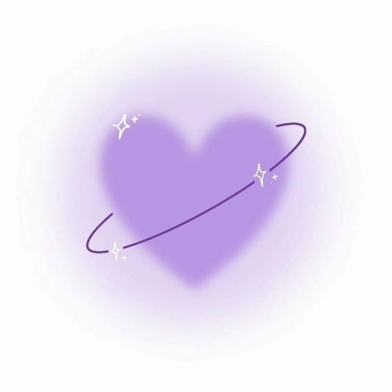purple heart dp for whatsapp