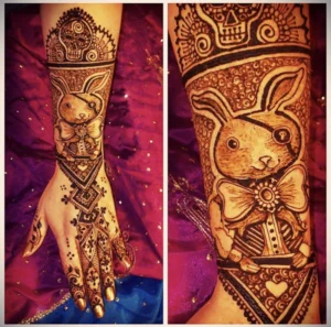 rabbit mehendi photo