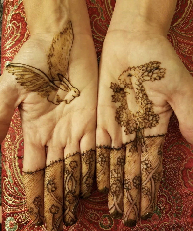 rabbit mehendi pic