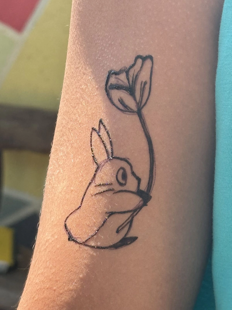 rabbit mehndi