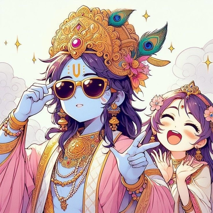 radha krishna dp love