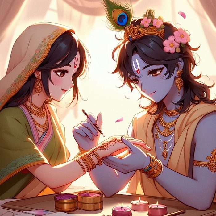radha krishna dp pic