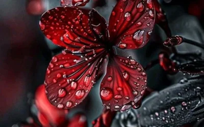 red flowers dp