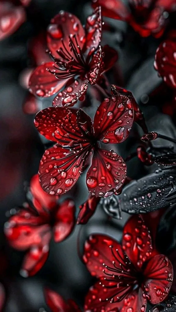 red flowers dp