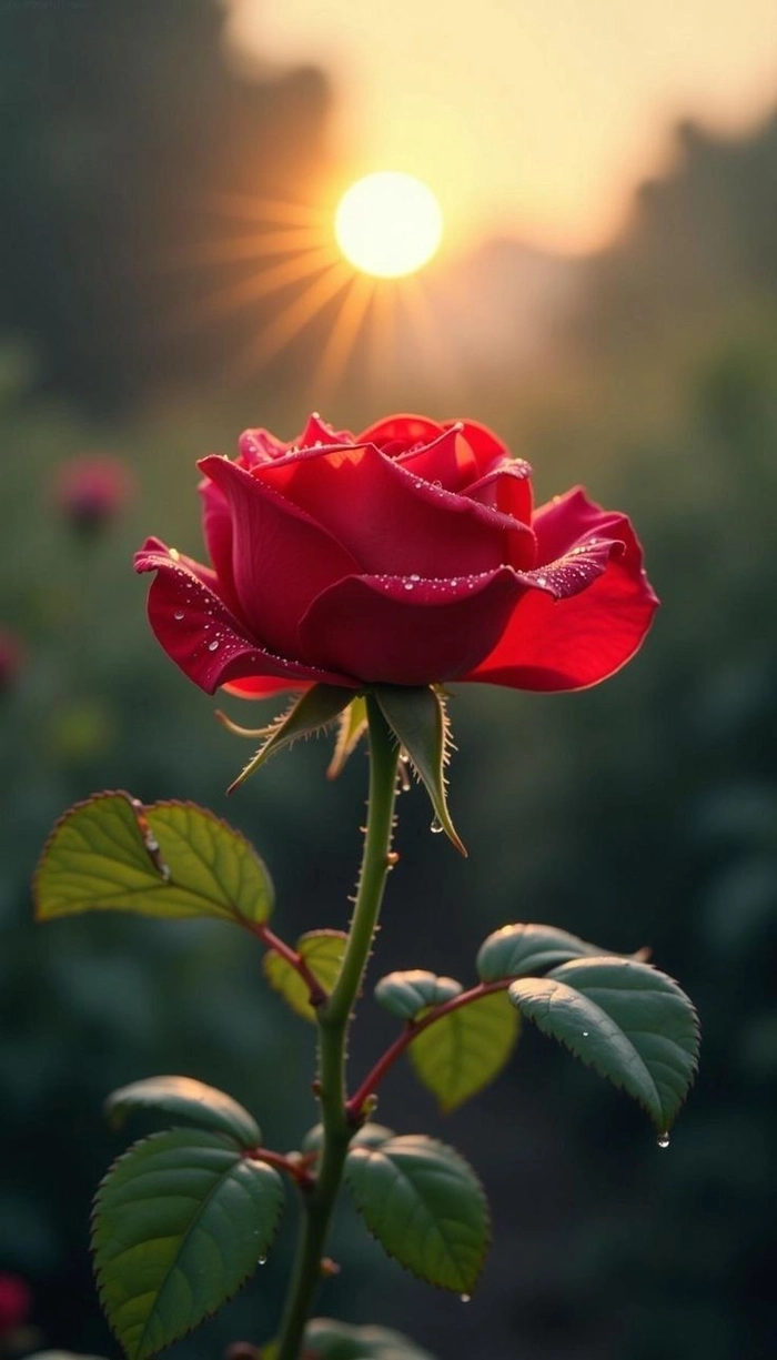 red rose flower dp