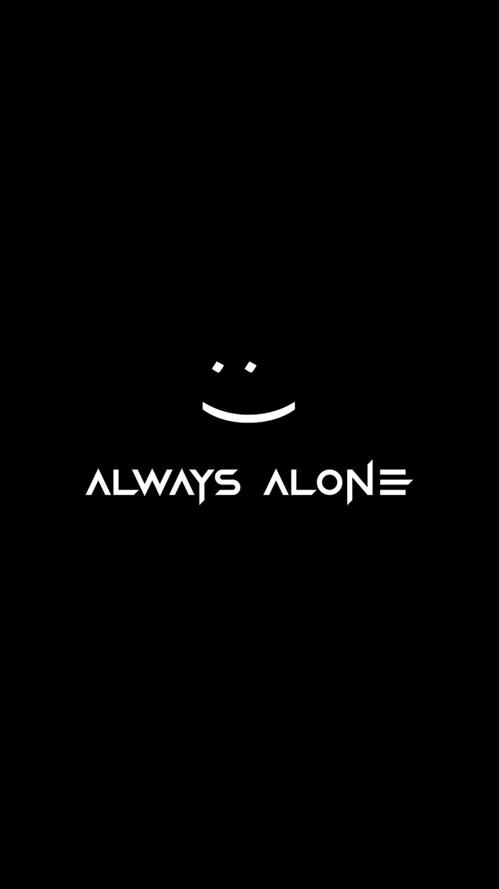 sad alone sticker