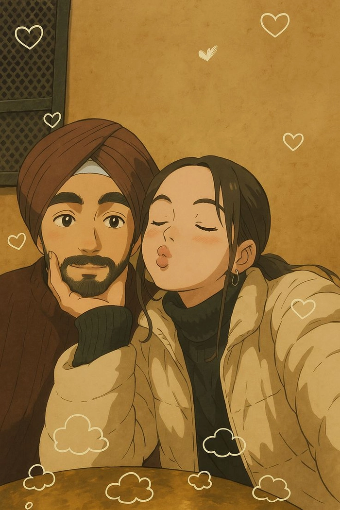 sardarni cartoon dp for instagram