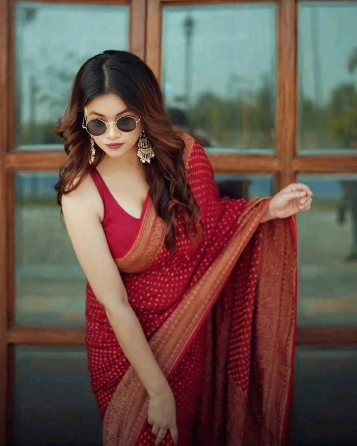 saree girl instagram dp