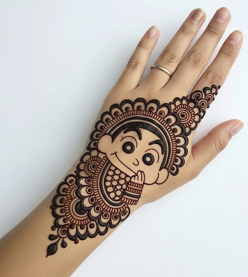 shinchan mehendi image