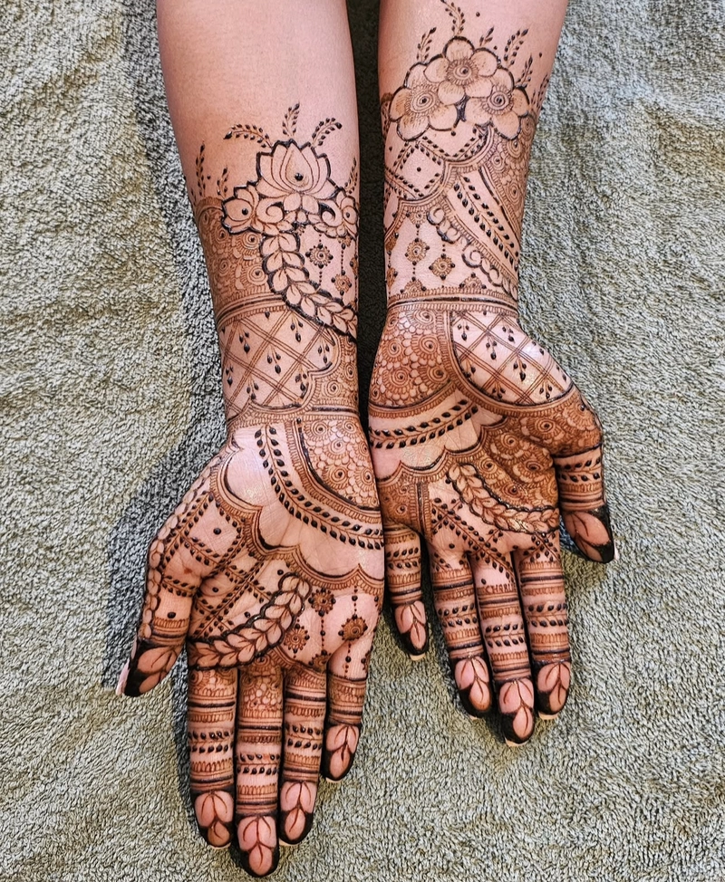 simple jens mehndi design