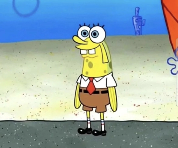 spongebob cursed images