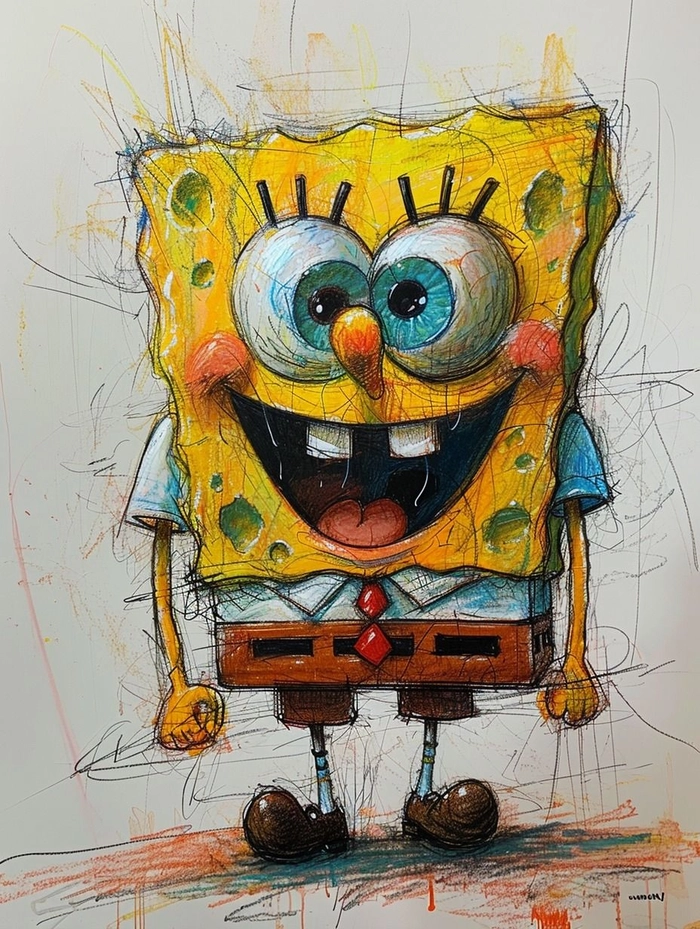 spongebob drawing images