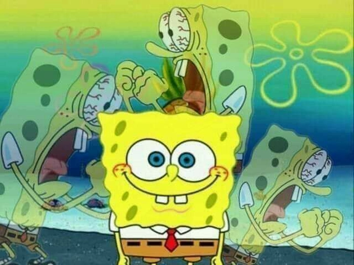 spongebob meme font photo