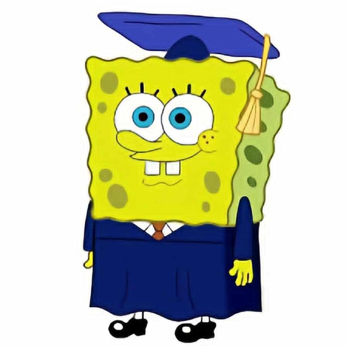 spongebob yearbook photo