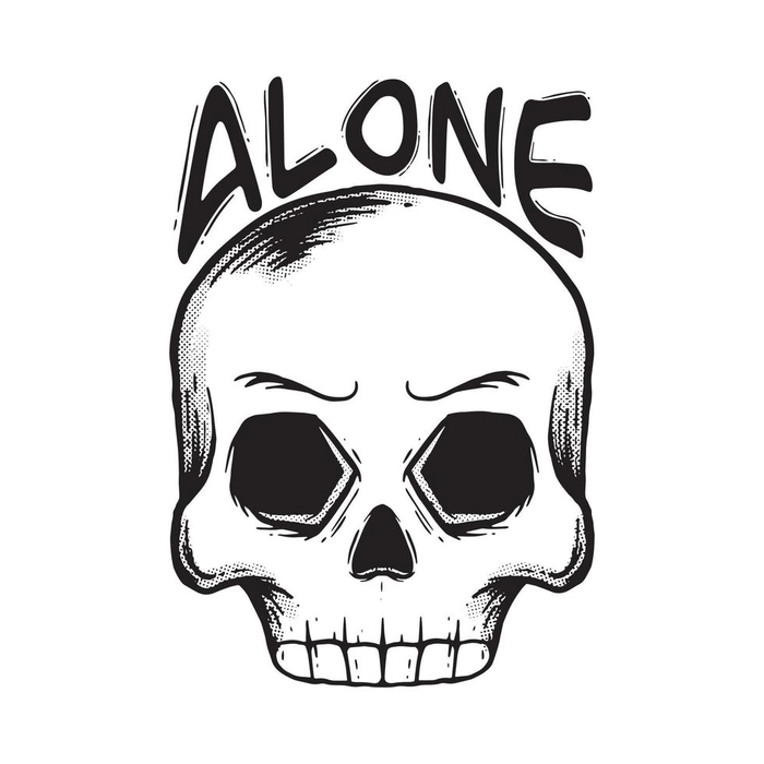 sticker alone pic