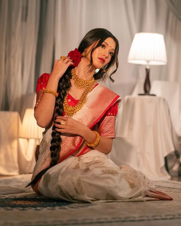 stunning saree girl dp