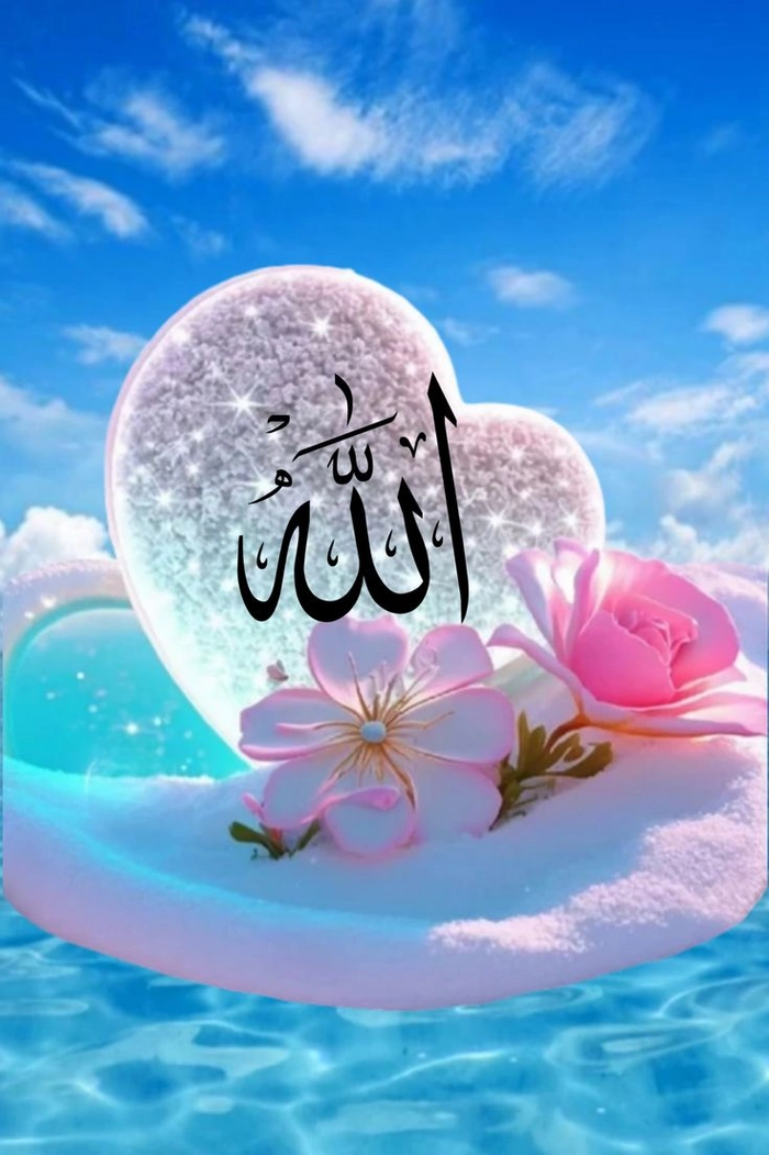 stylish allah name dp in english