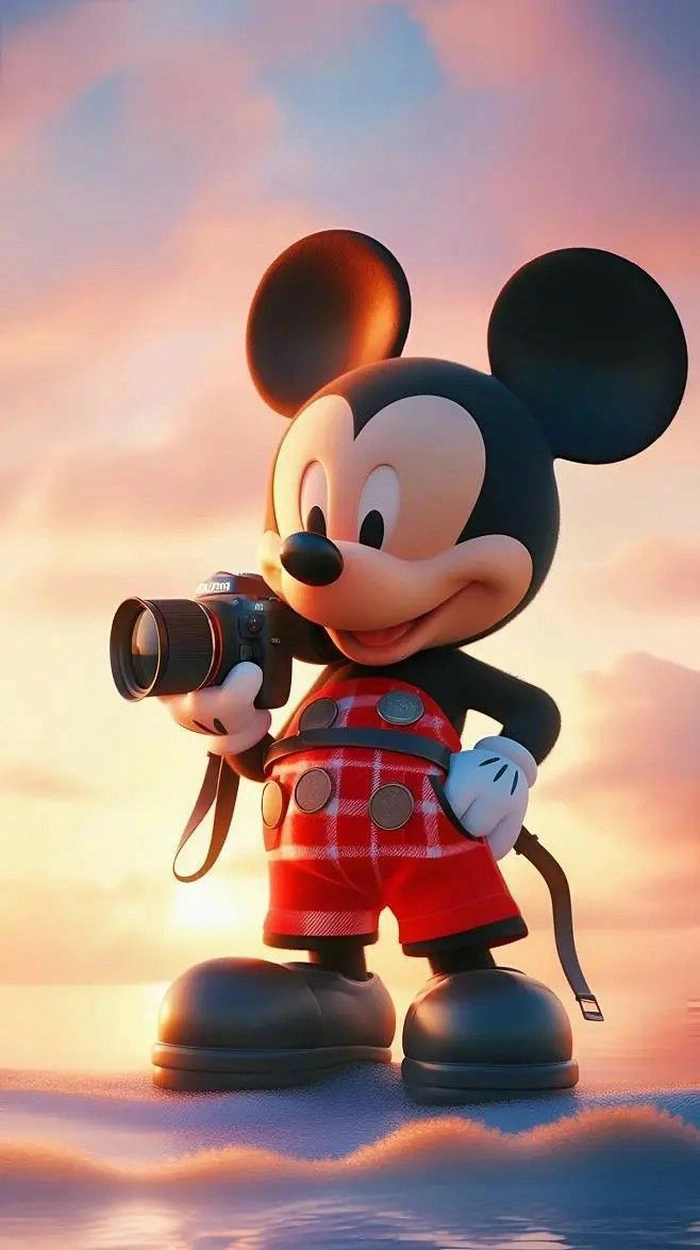 stylish mickey mouse dp