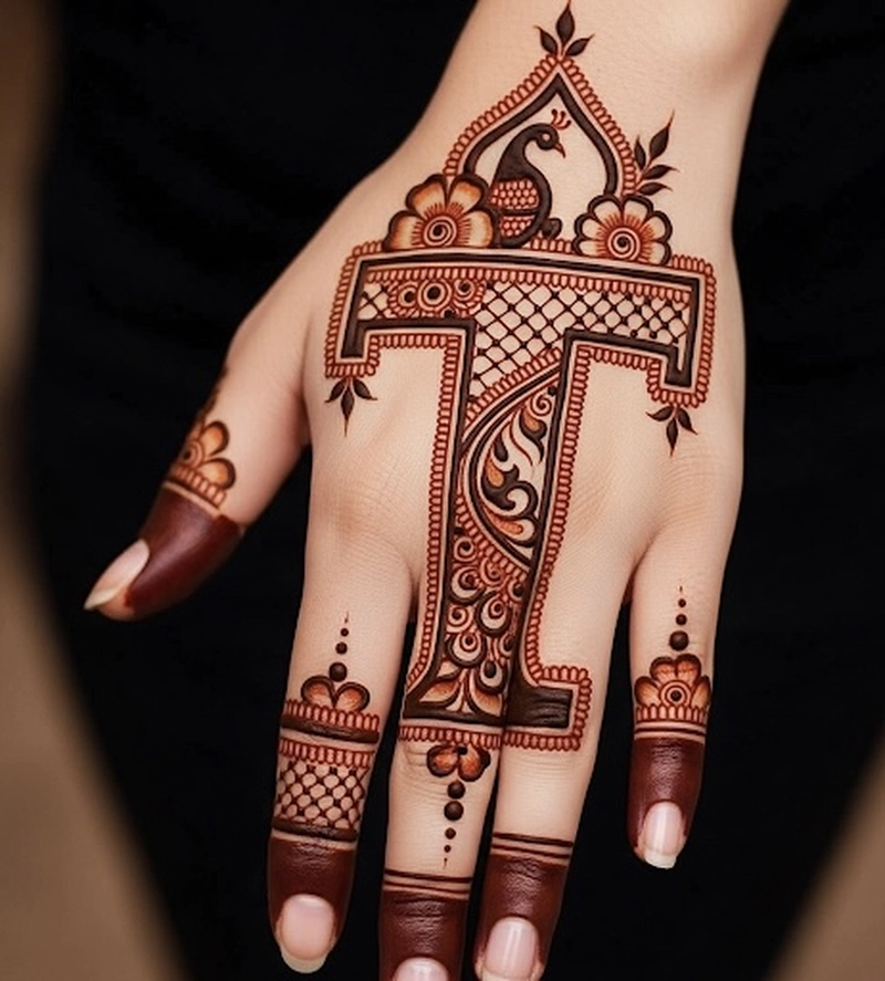 t name se mehndi design pic