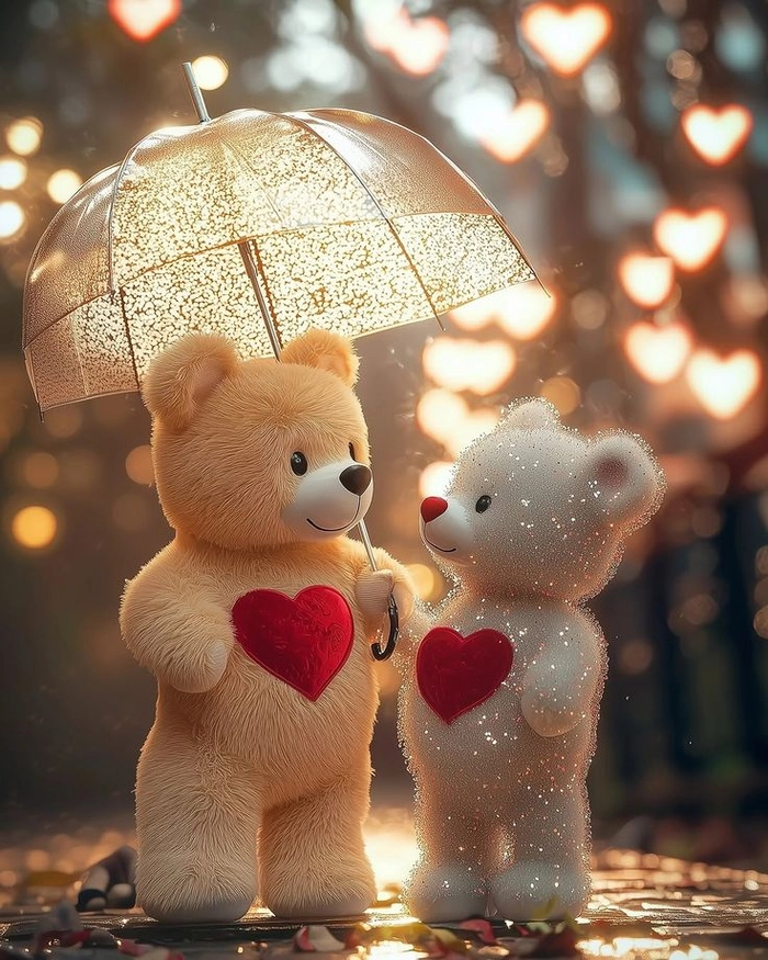 teddy bear girl dp