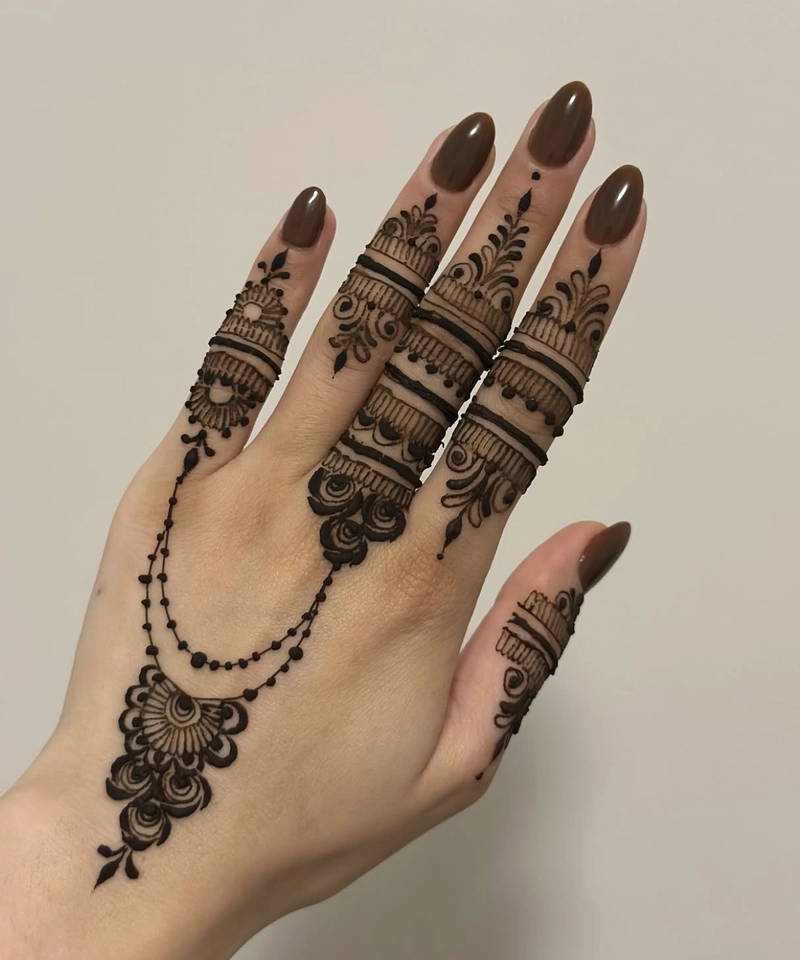 ungli dijain mehndi