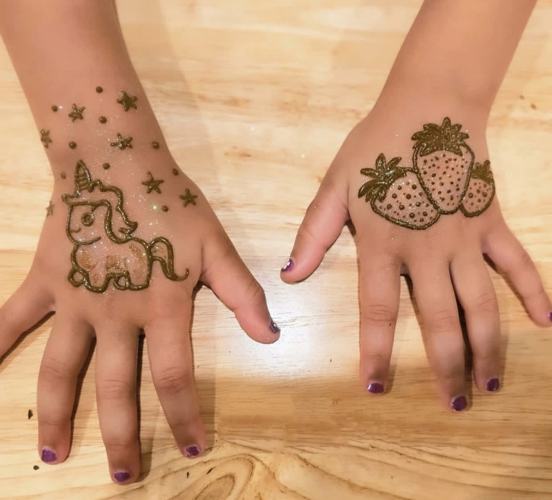 unicorn mehndi design easy and beautiful