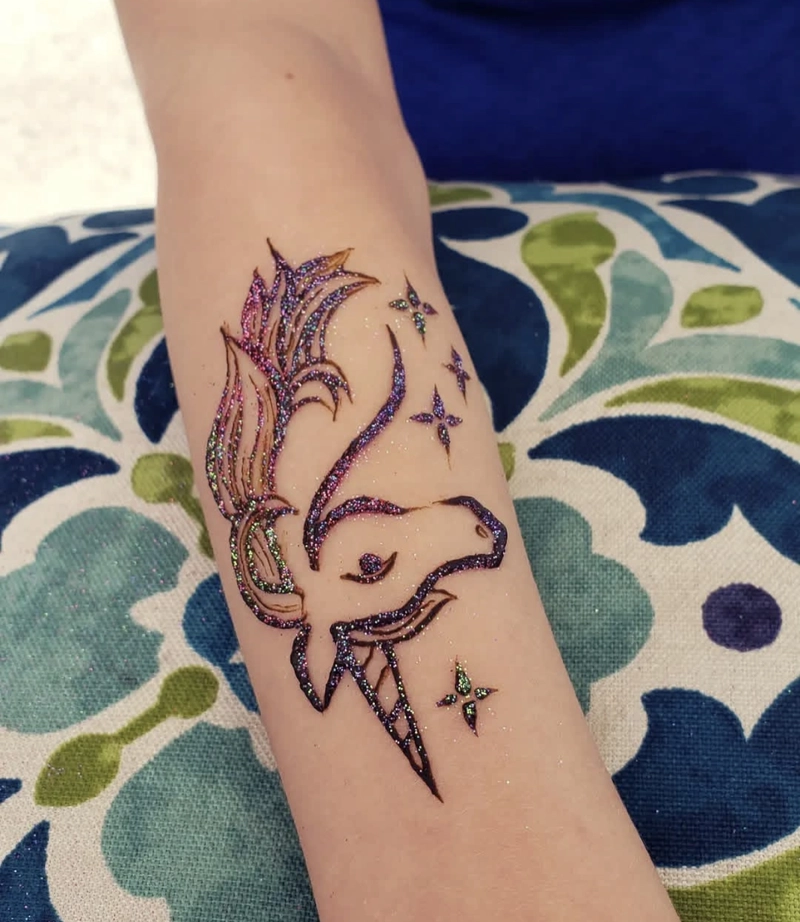 unicorn mehndi