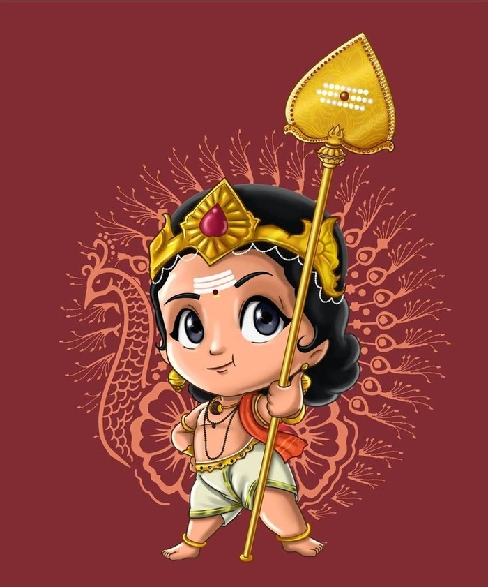 unique cute murugan dp