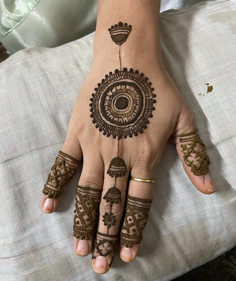 unique jhumka design