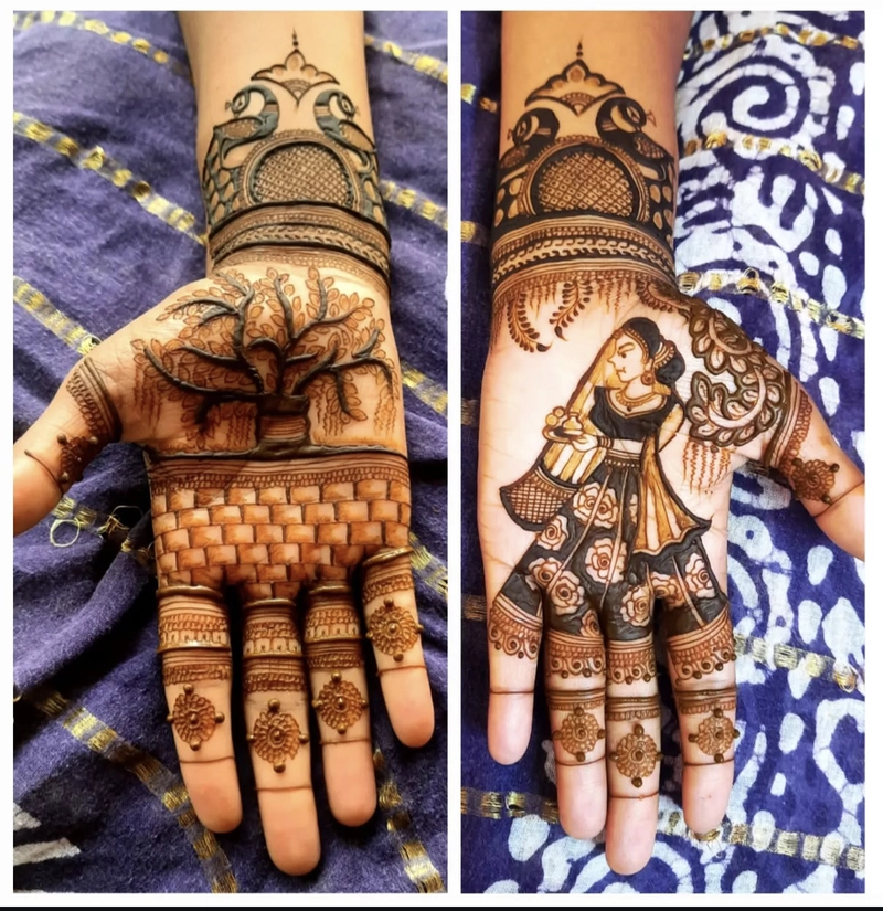 vat savitri mehndi design images