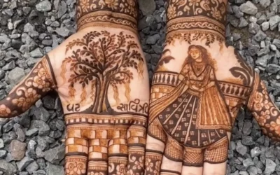 vat savitri mehndi design latest