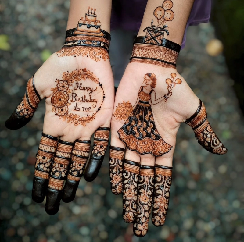 vat savitri mehndi design simple images