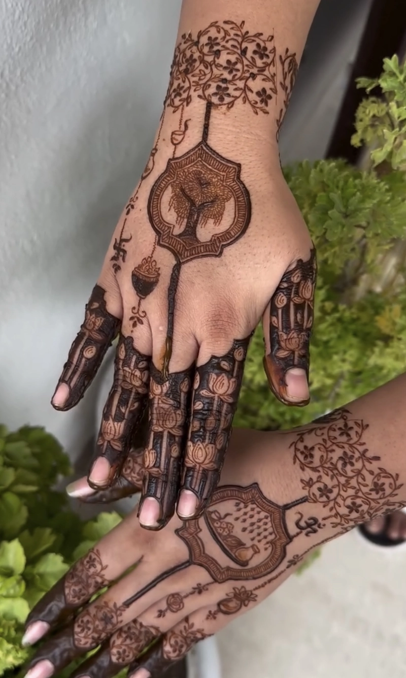 vat savitri puja mehndi design